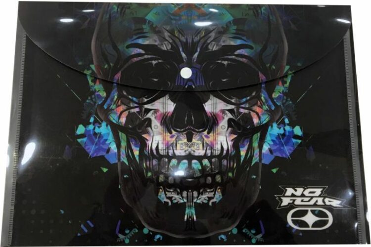 No Fear Glass Skull Φάκελος Κουμπί