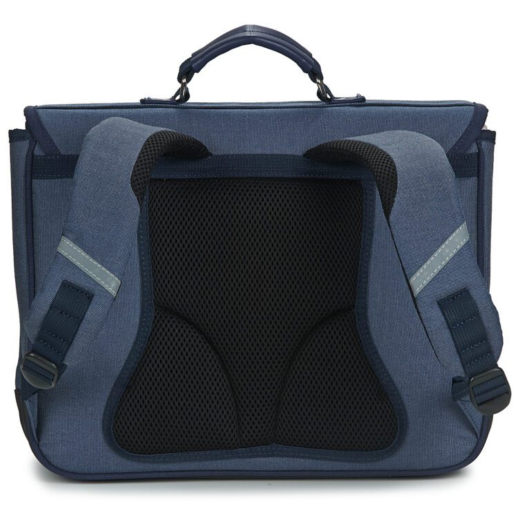 Σάκα CARAMEL & CIE CARTABLE 38 CM LOUP BLEU