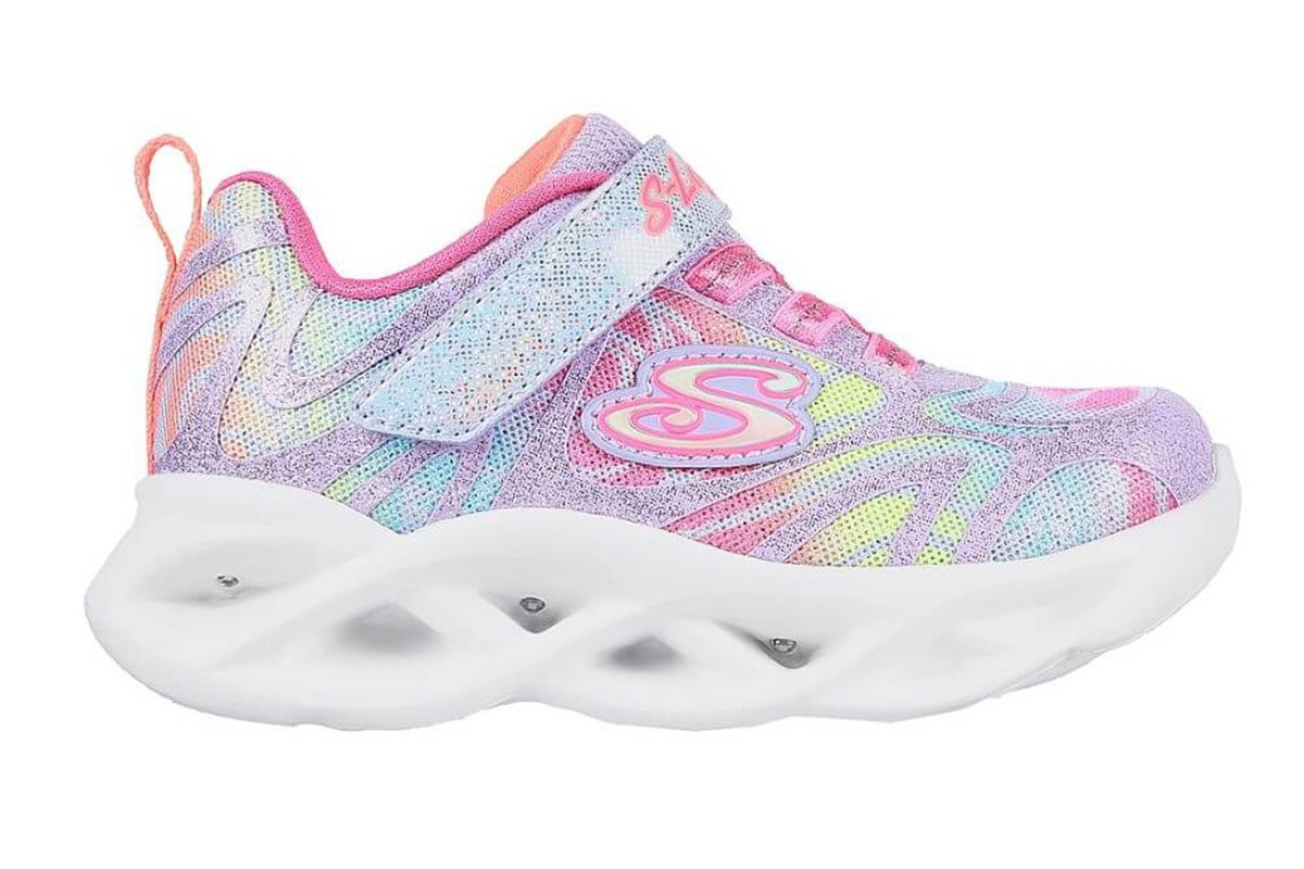 ΠΑΙΔΙΚΑ ΑΘΛΗΤΙΚΑ SKECHERS TWISTY BRIGHTS DAZZLE FLASH ΜΕ ΦΩΤΑΚΙΑ 302305N LVMT PINK