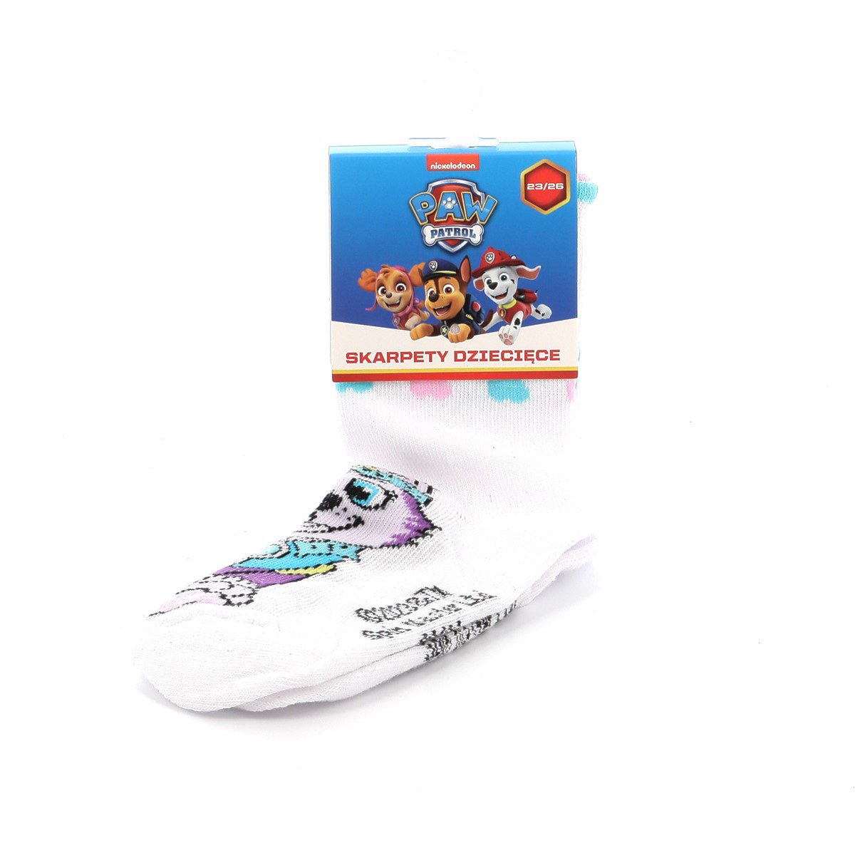 Παιδικές Κάλτσες για Κορίτσι Childrenland Nickelodeon Paw Patrol Everest Χρώματος Λευκό EVEREST544